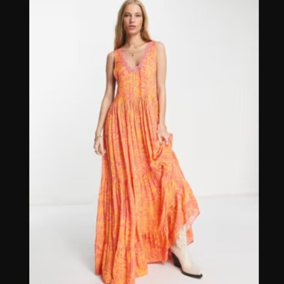 Free People Intimately Tiers For You Maxi Dress - Picture 2 of 11